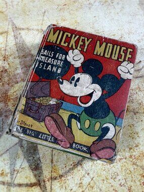 Walt Disney's Mickey Mouse Sails for Treasure Island - Big Little Book #750 1933